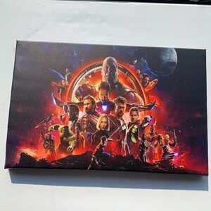 NEW CUSTOM HANDMADE canvas 16x24 superheroes